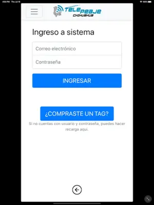 Telepeaje android App screenshot 3